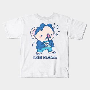 Eugène Delakoala Funny Animal pun Kids T-Shirt